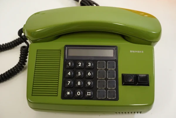 vintage Siemens Comfoset green business phone