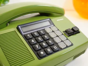 vintage Siemens Comfoset green business phone