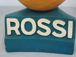 Authentic Vintage Advertising Display Head for Aperitif Rossi Drink (Martini Rossi) – 1930s-1950s