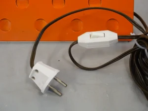 Vintage 1970s Orange Bedside Wall Lamp - Stylish Design Scandinavian design