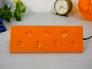 Vintage 1970s Orange Bedside Wall Lamp - Stylish Design Scandinavian design