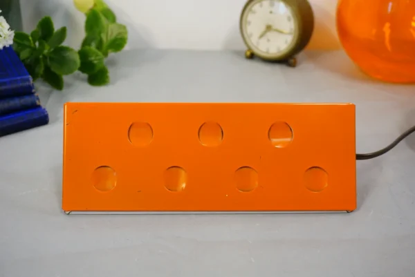 Vintage 1970s Orange Bedside Wall Lamp - Stylish Design Scandinavian design