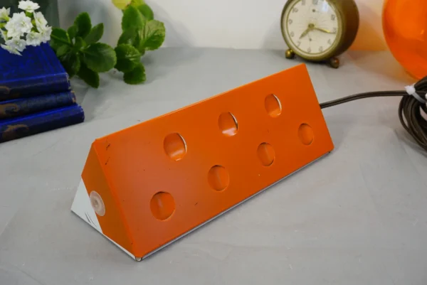 Vintage 1970s Orange Bedside Wall Lamp - Stylish Design Scandinavian design