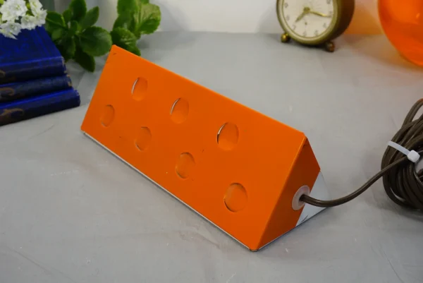 Vintage 1970s Orange Bedside Wall Lamp - Stylish Design Scandinavian design