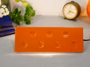 Vintage 1970s Orange Bedside Wall Lamp - Stylish Design Scandinavian design