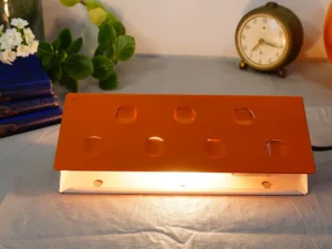 Vintage 1970s Orange Bedside Wall Lamp - Stylish Design Scandinavian design