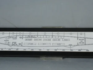 Rare Vintage Aircraft Load Adjuster Slide Rule with Leather Case - A Douglas C-47 Skytrain / Dakota