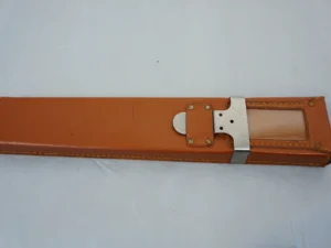 Rare Vintage Aircraft Load Adjuster Slide Rule with Leather Case - A Douglas C-47 Skytrain / Dakota