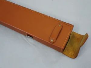 Rare Vintage Aircraft Load Adjuster Slide Rule with Leather Case - A Douglas C-47 Skytrain / Dakota