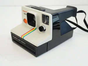 Vintage Polaroid Supercolor 1000 Land Camera - Manual - Carrying Case - Rainbow