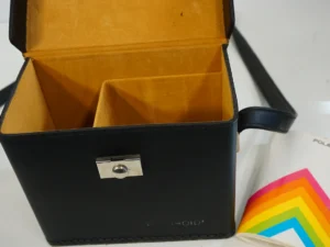 Vintage Polaroid Supercolor 1000 Land Camera - Manual - Carrying Case - Rainbow