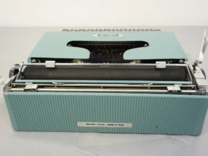 Vintage Olivetti Lettera 22 Typewriter - 1950s with Case, Cover & Manual