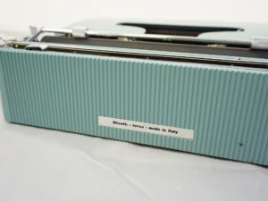 Vintage Olivetti Lettera 22 Typewriter - 1950s with Case, Cover & Manual