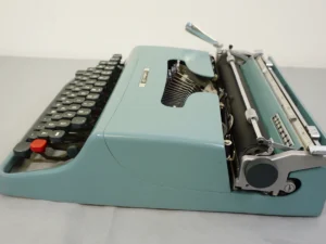Vintage Olivetti Lettera 22 Typewriter - 1950s with Case, Cover & Manual