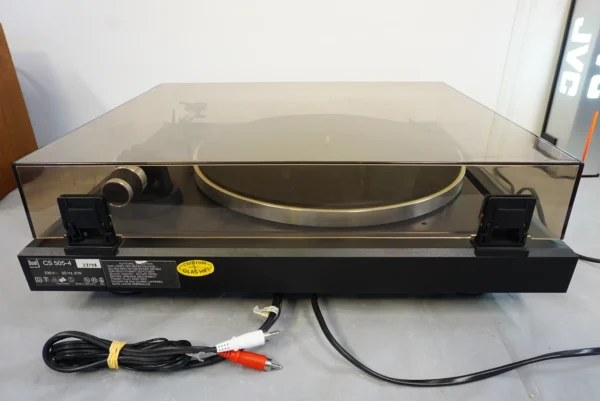 a DUAL CS 505-4 "Audiophile Concept" Vintage Classic Turntable