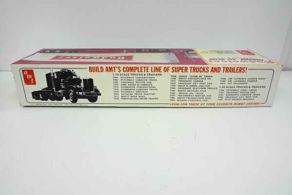 Vintage AMT Budweiser Fruehauf 40″ Semi Trailer 1/25 Model Kit – T552
