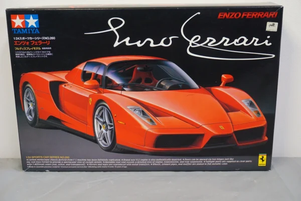 Tamiya Enzo Ferrari 1/24 Scale Model Kit – Lightly Started, Complete & Ready to Build!