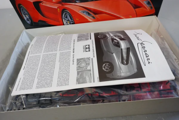Tamiya Enzo Ferrari 1/24 Scale Model Kit – Lightly Started, Complete & Ready to Build!
