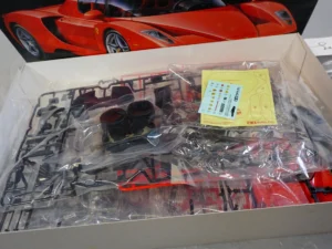 Tamiya Enzo Ferrari 1/24 Scale Model Kit – Lightly Started, Complete & Ready to Build!
