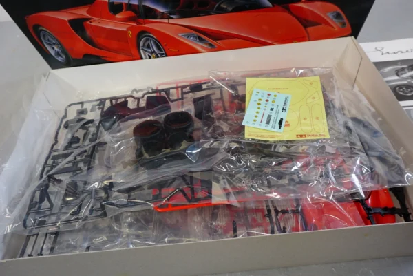 Tamiya Enzo Ferrari 1/24 Scale Model Kit – Lightly Started, Complete & Ready to Build!