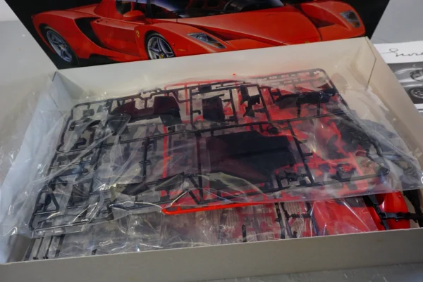 Tamiya Enzo Ferrari 1/24 Scale Model Kit – Lightly Started, Complete & Ready to Build!
