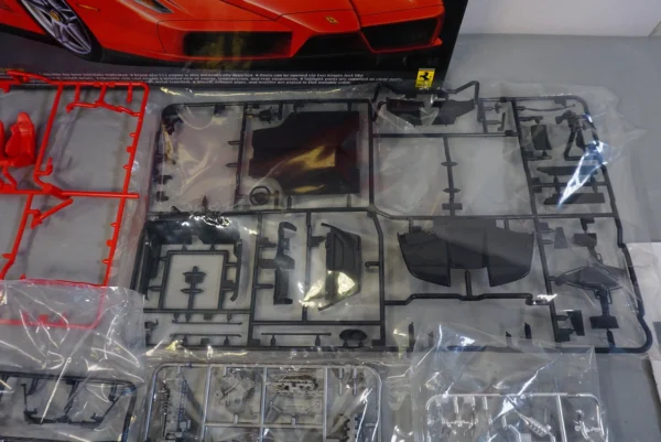 Tamiya Enzo Ferrari 1/24 Scale Model Kit – Lightly Started, Complete & Ready to Build!