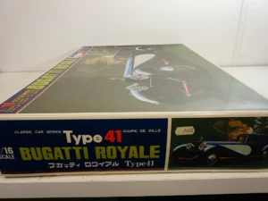 Bandai 1:16 Scale Type 41 Coupe De Ville Bugatti Royale Model Kit - Vintage Rare Large Scale Model Kit # 0538037-3600