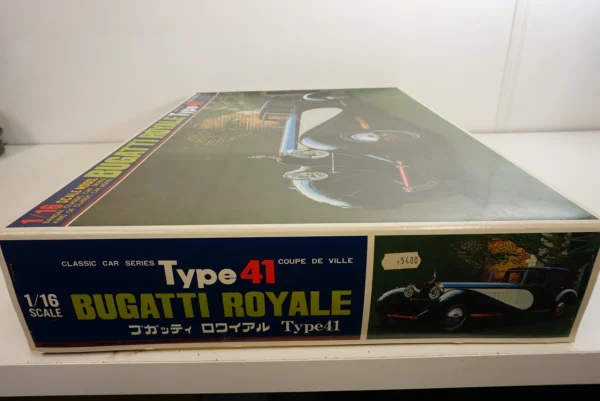 Bandai 1:16 Scale Type 41 Coupe De Ville Bugatti Royale Model Kit - Vintage Rare Large Scale Model Kit # 0538037-3600