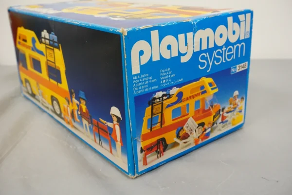 Vintage Playmobil 3148 Camper Van Set (1986) – Original Box & Manual Included!