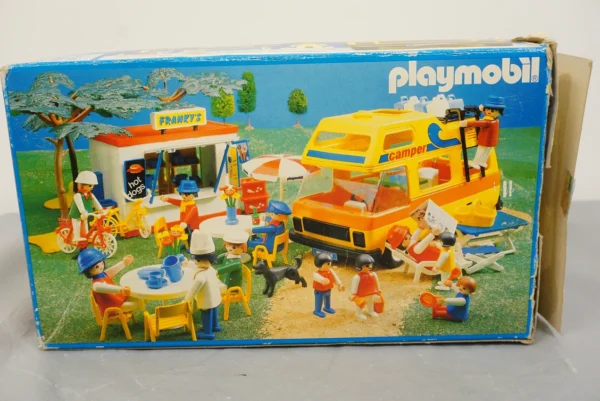 Vintage Playmobil 3148 Camper Van Set (1986) – Original Box & Manual Included!