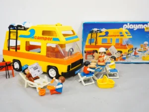 Vintage Playmobil 3148 Camper Van Set (1986) – Original Box & Manual Included!