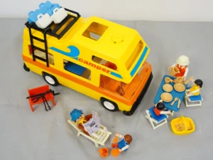 Vintage Playmobil 3148 Camper Van Set (1986) – Original Box & Manual Included!