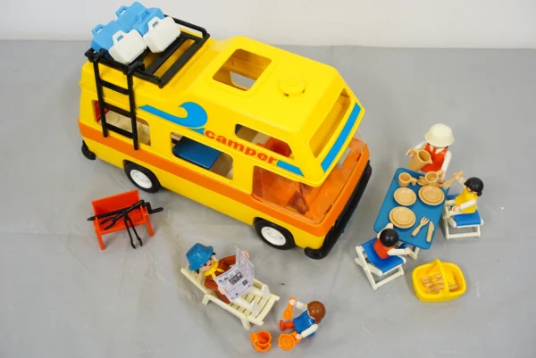 Vintage Playmobil 3148 Camper Van Set (1986) – Original Box & Manual Included!
