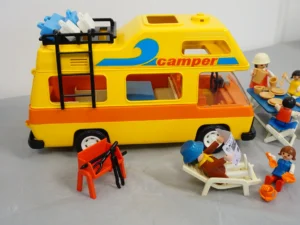Vintage Playmobil 3148 Camper Van Set (1986) – Original Box & Manual Included!