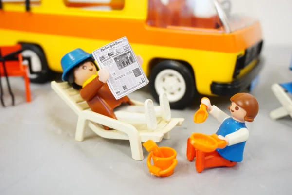 Vintage Playmobil 3148 Camper Van Set (1986) – Original Box & Manual Included!