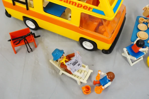 Vintage Playmobil 3148 Camper Van Set (1986) – Original Box & Manual Included!