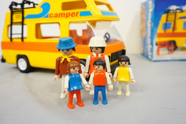 Vintage Playmobil 3148 Camper Van Set (1986) – Original Box & Manual Included!