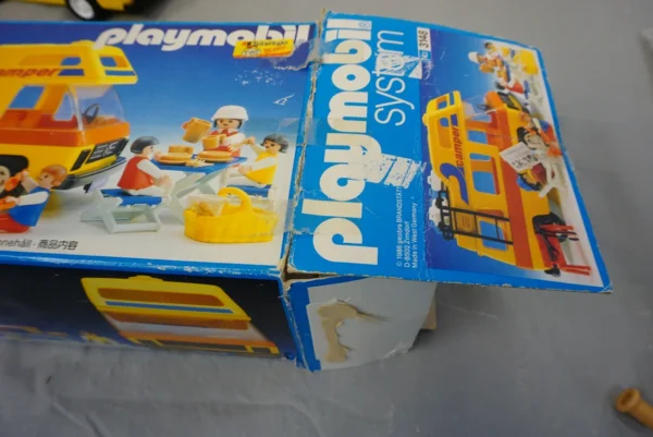 Vintage Playmobil 3148 Camper Van Set (1986) – Original Box & Manual Included!