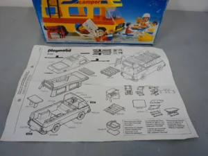 Vintage Playmobil 3148 Camper Van Set (1986) – Original Box & Manual Included!