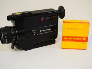 Vintage Canon 310XL Super 8mm Camera + Kodachrome 40 Film – Excellent Condition!