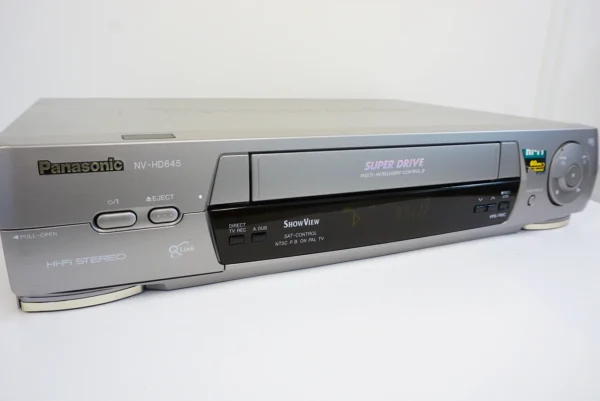 Panasonic NV-HD645 VHS HiFi Video Recorder – Tested with 2 video cassettes