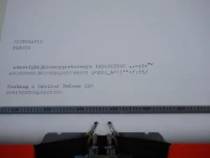 Vintage Brother Deluxe 220 Typewriter – QWERTY Layout – Excellent Condition