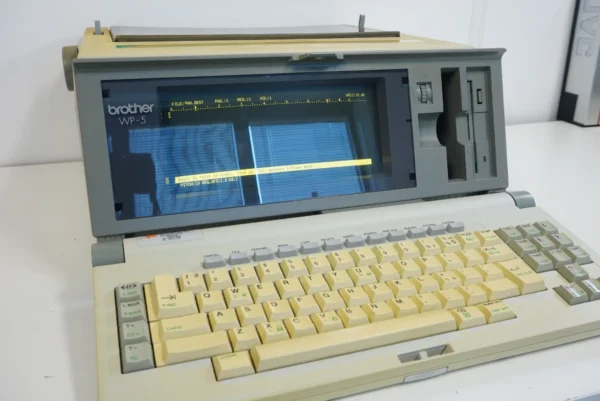 RARE 1989 Brother WP-5 Word Processor - WORKING - QWERTY