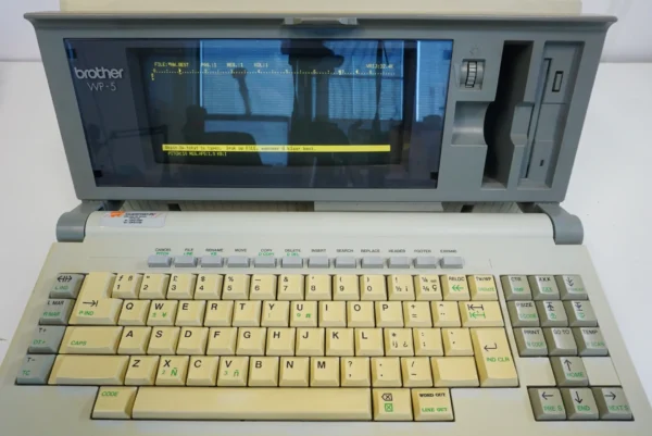 RARE 1989 Brother WP-5 Word Processor - WORKING - QWERTY