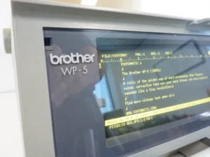 RARE 1989 Brother WP-5 Word Processor - WORKING - QWERTY