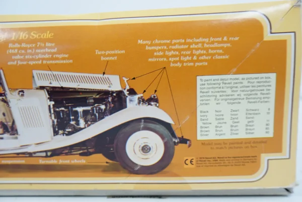 Revell 1934 Rolls Royce Phantom II Continental 1:16 model kit